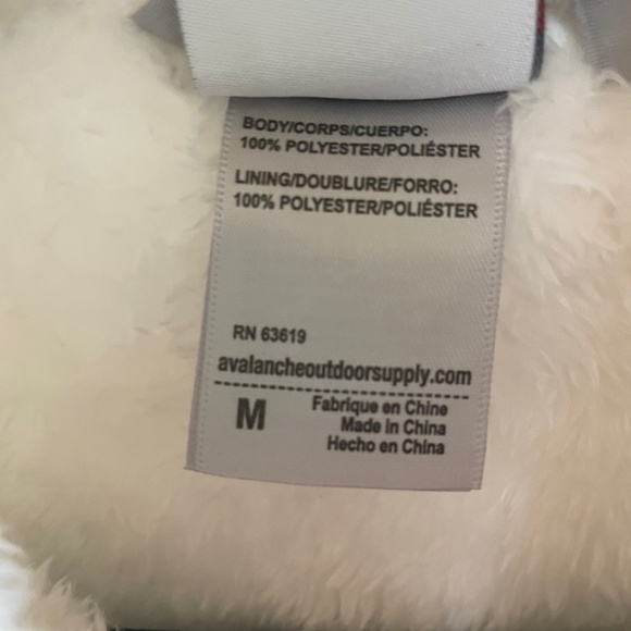 NEW! AVALANCHE Women's Sherpa Fuzzy Fleece Jacket MEDIUM - Picture 10 of 11